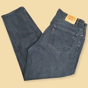 Levi Strauss 560 Red Tag Loose Fit Tappered Leg Black Wash Men's Jeans